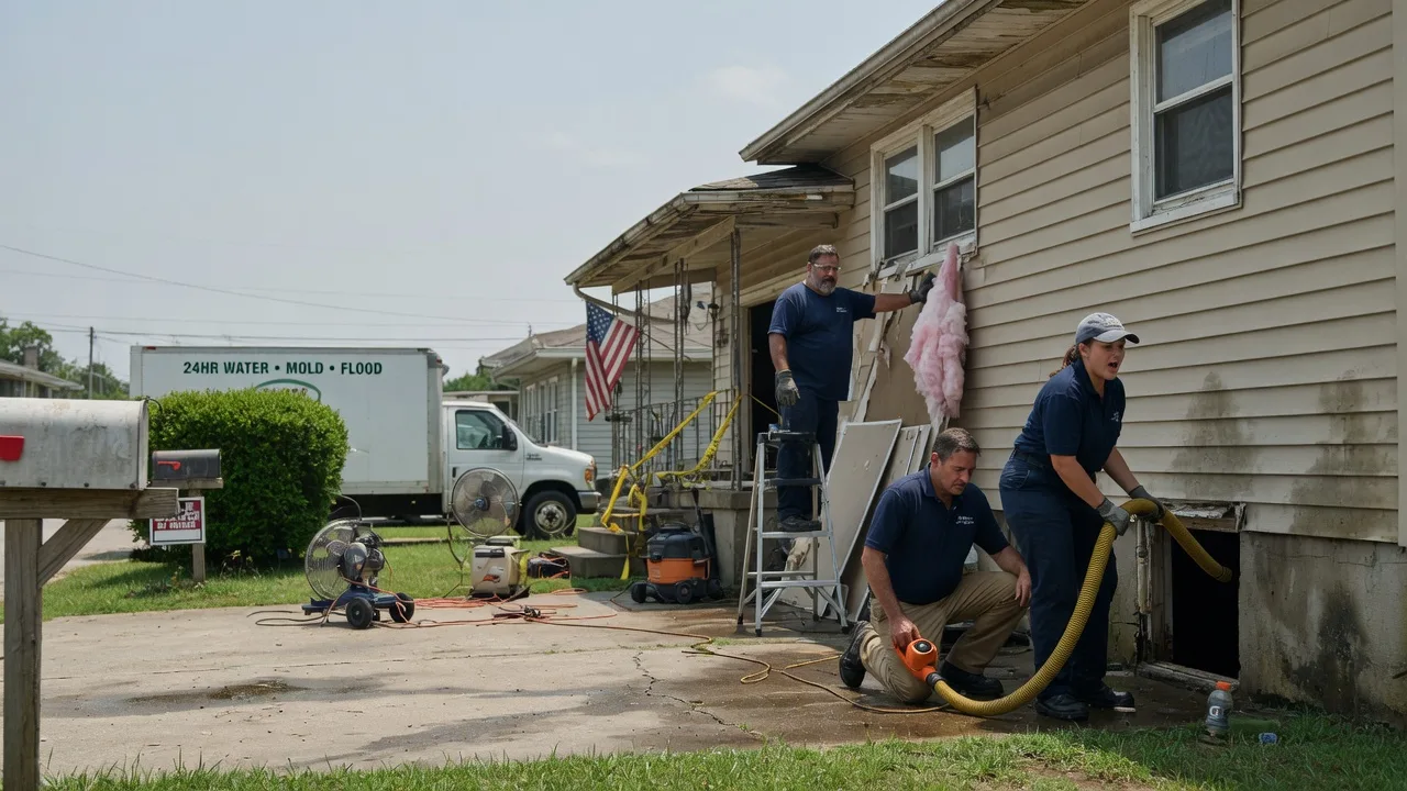 Water Damage Repair in Burden, KS near me